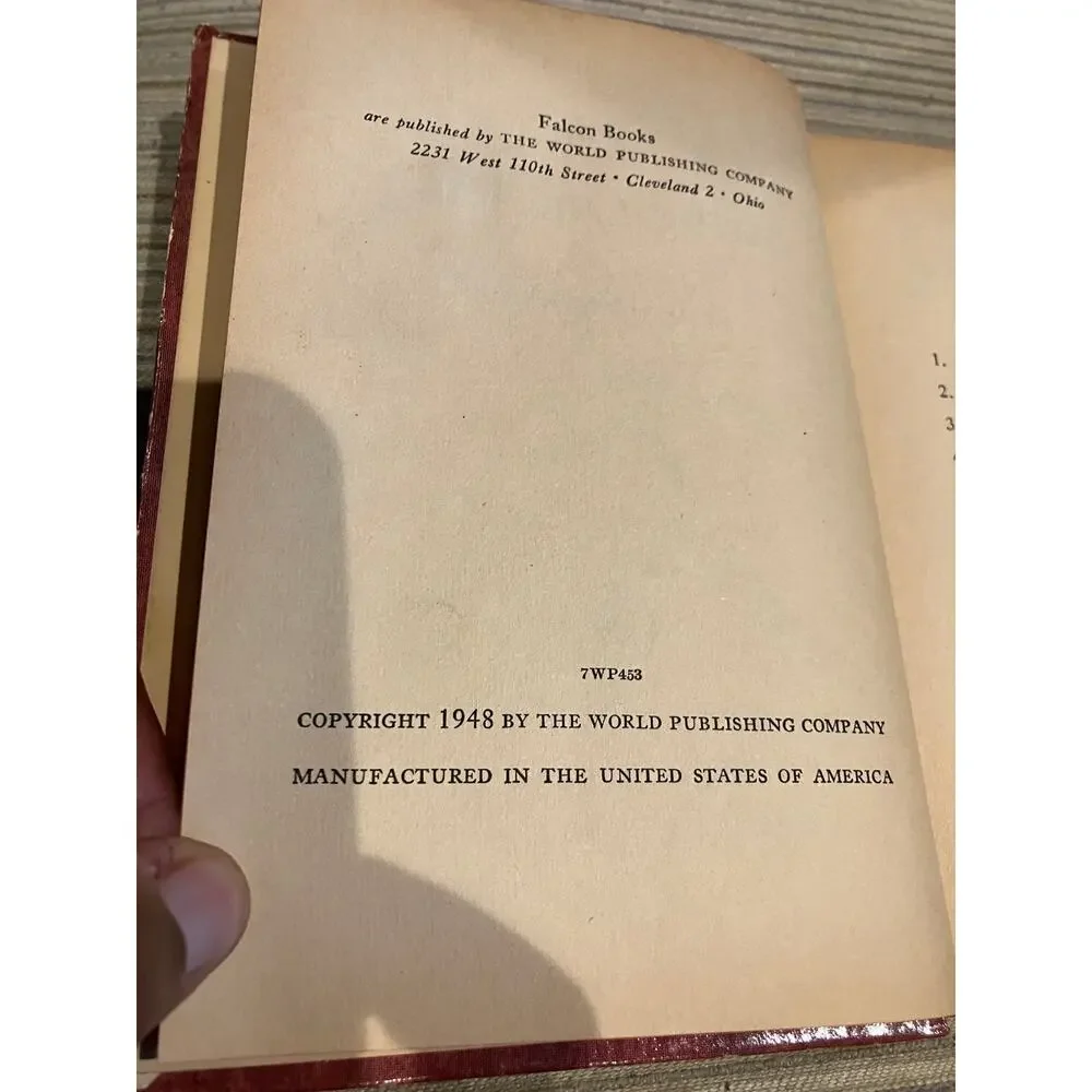 Vintage 1948 The Strike-Out King Julian De Vries‎ Falcon Book Hardcover